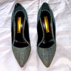 Ruport Sanderson iridescent pointy pumps